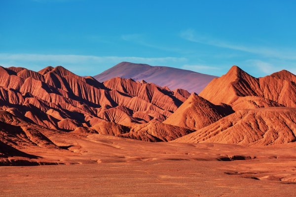 Red mountains in Salta, Argentina