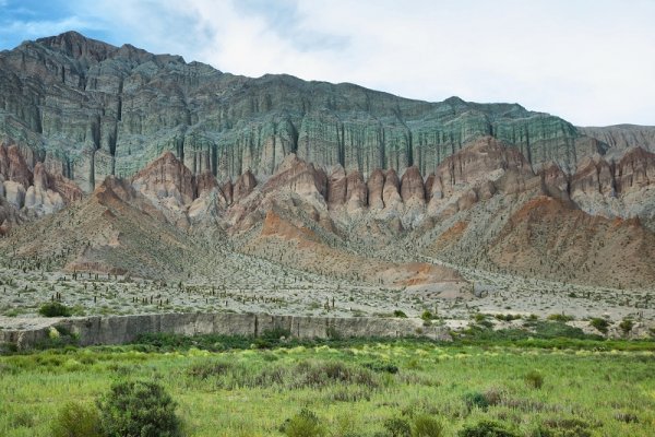 Andean mountains in Salta province in Argentina