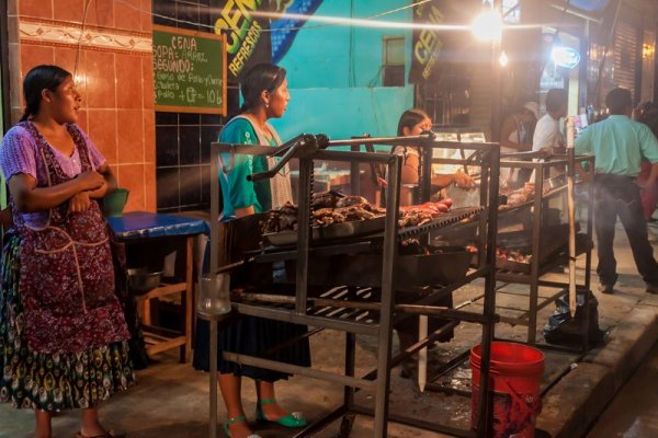 Food market in Bolivia