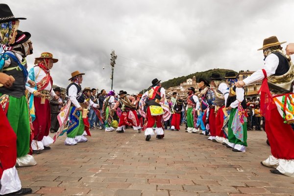  Christmas time festival Santikuraray in Cusco, Peru