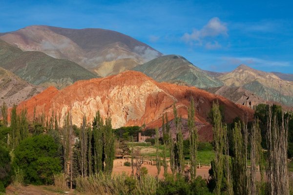 Rocky mountains along Northern Route 40 in Argentina