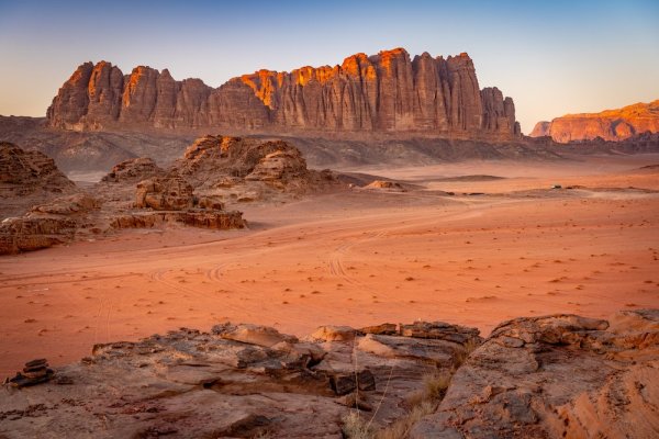 Jordan mountain in Wadi Rum