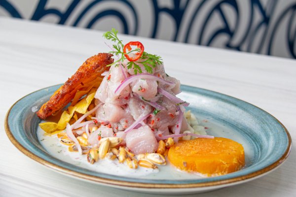 Plate of ceviche