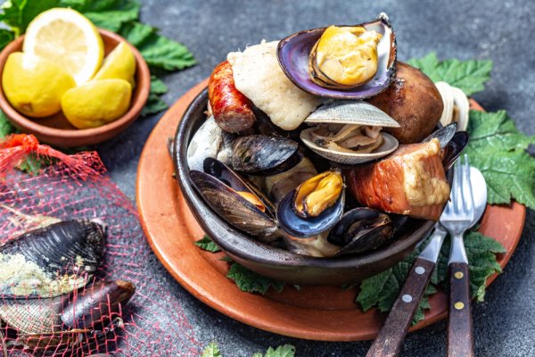 Typical Chilean seafood 