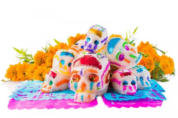 Traditional sugar skulls 