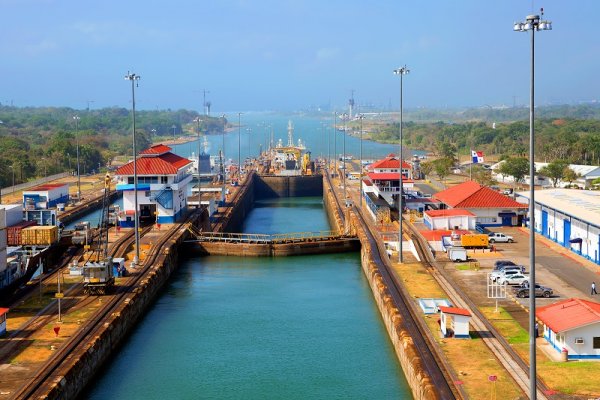 Sailing in Panama Canal, Central America