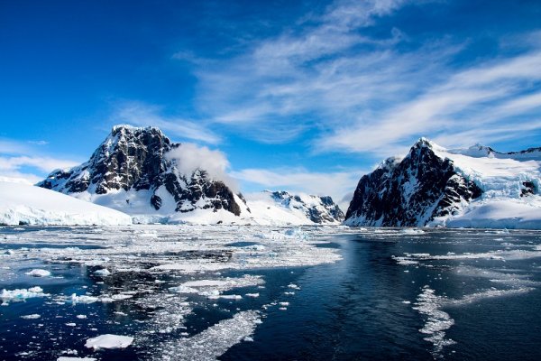 Mountain view in Antarctica