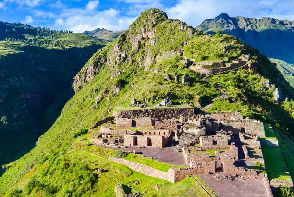 Giant ruins of Pisac, Peru