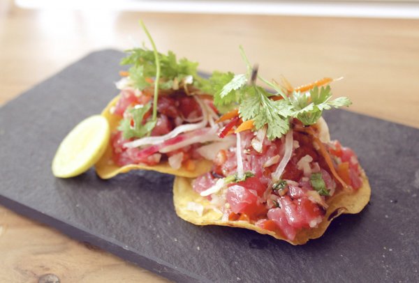 Tuna Tostada