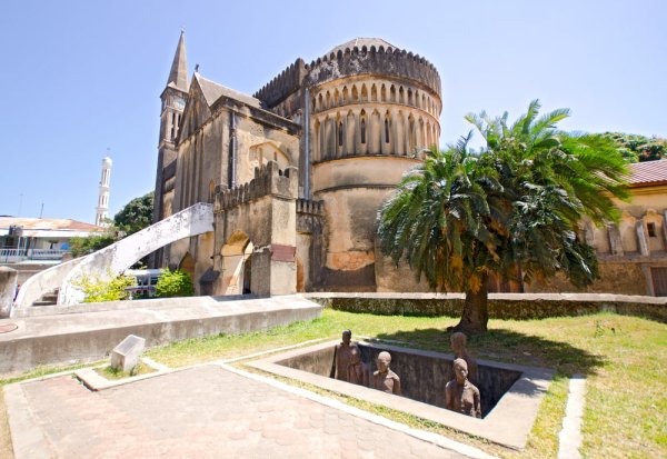 Slave market memorial in Stone Town