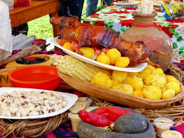 Roasted Guinea Pig delicacy in Peru