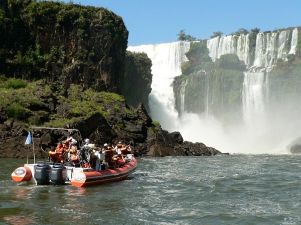 Boat tour to Iguazu Falls in Argentina