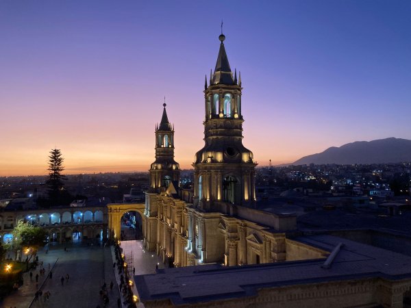 Plaza de Armas in Arequipa, Peru