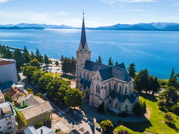 Church in the city of Bariloche. Argentina