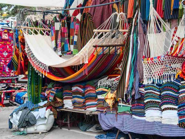 Ecuadors famous market in Otavalo