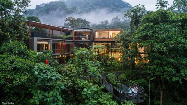 Accommodation in forest Mashpi Lodge, Ecuador