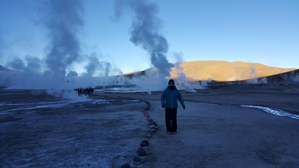 The Atla Atacama and its surprising geysers