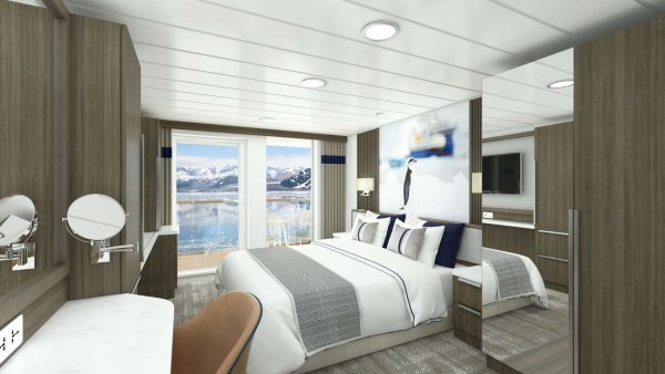 Balcony Staterooms Render Douglas Mawson