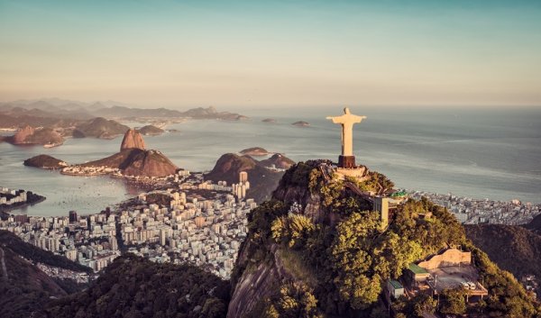 The famous Christ the Redeemer in Rio de Janeiro