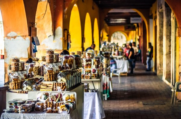 Portal de Los Dulces in Cartagena,Colombia