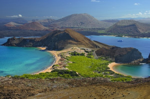 Stunning views of landscapes in Galapagos