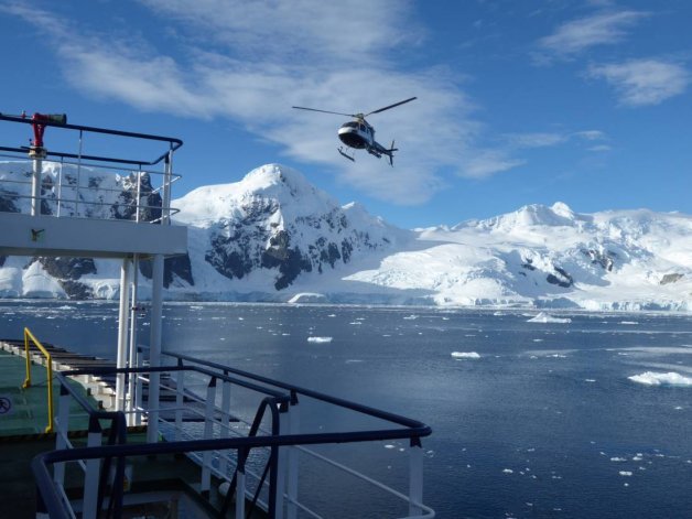 Heli Flight Seeing in Antarctica