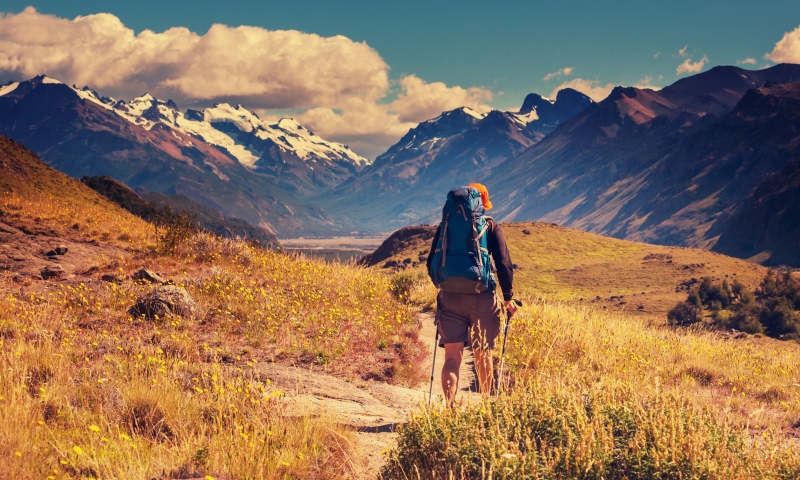 Trekking is always a good idea in Patagonia