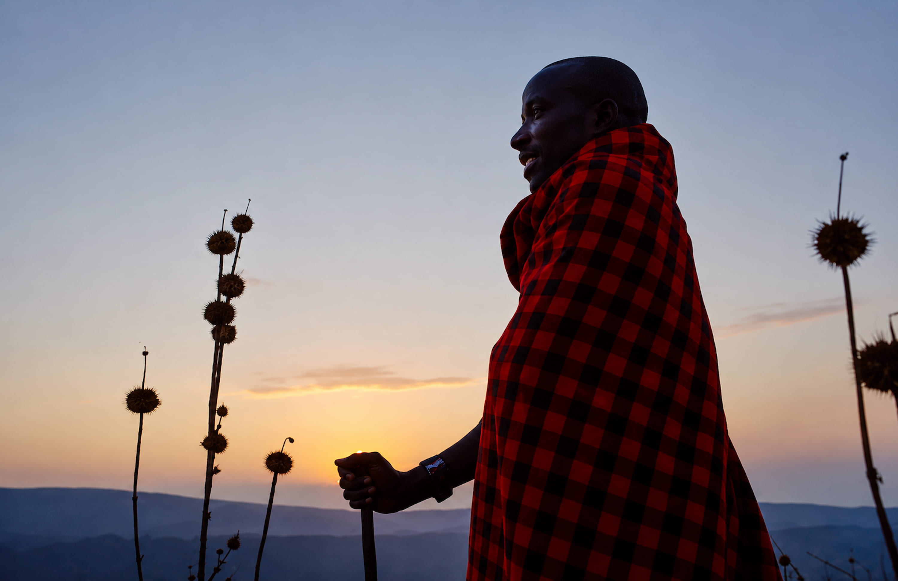 An evening of connection, culture, and storytelling with the Maasai at sundown