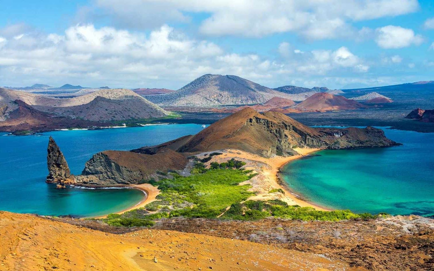 Beautiful landscape of Bartolomé Island