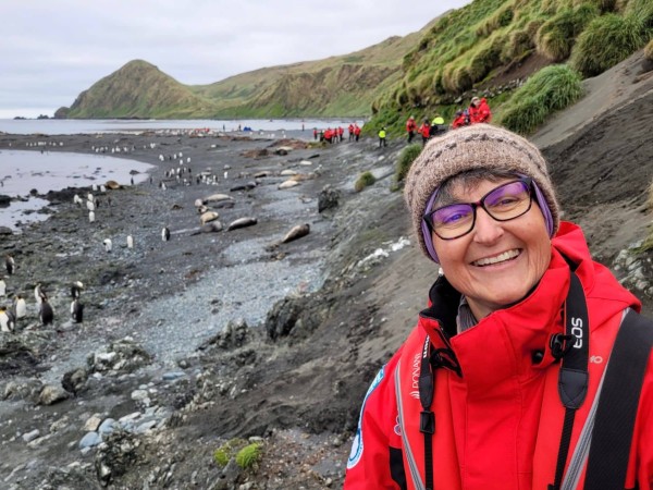 Pia a Senior Destination Specialist from Viva exploring the Polar region