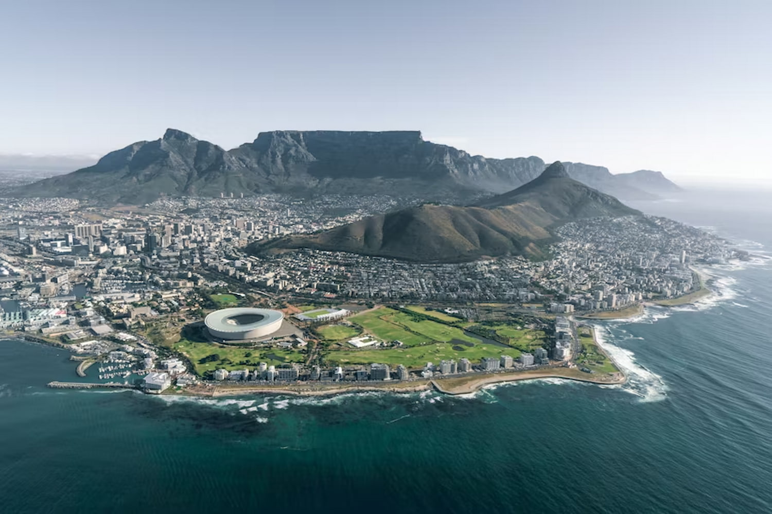 South Africa panoramic view.