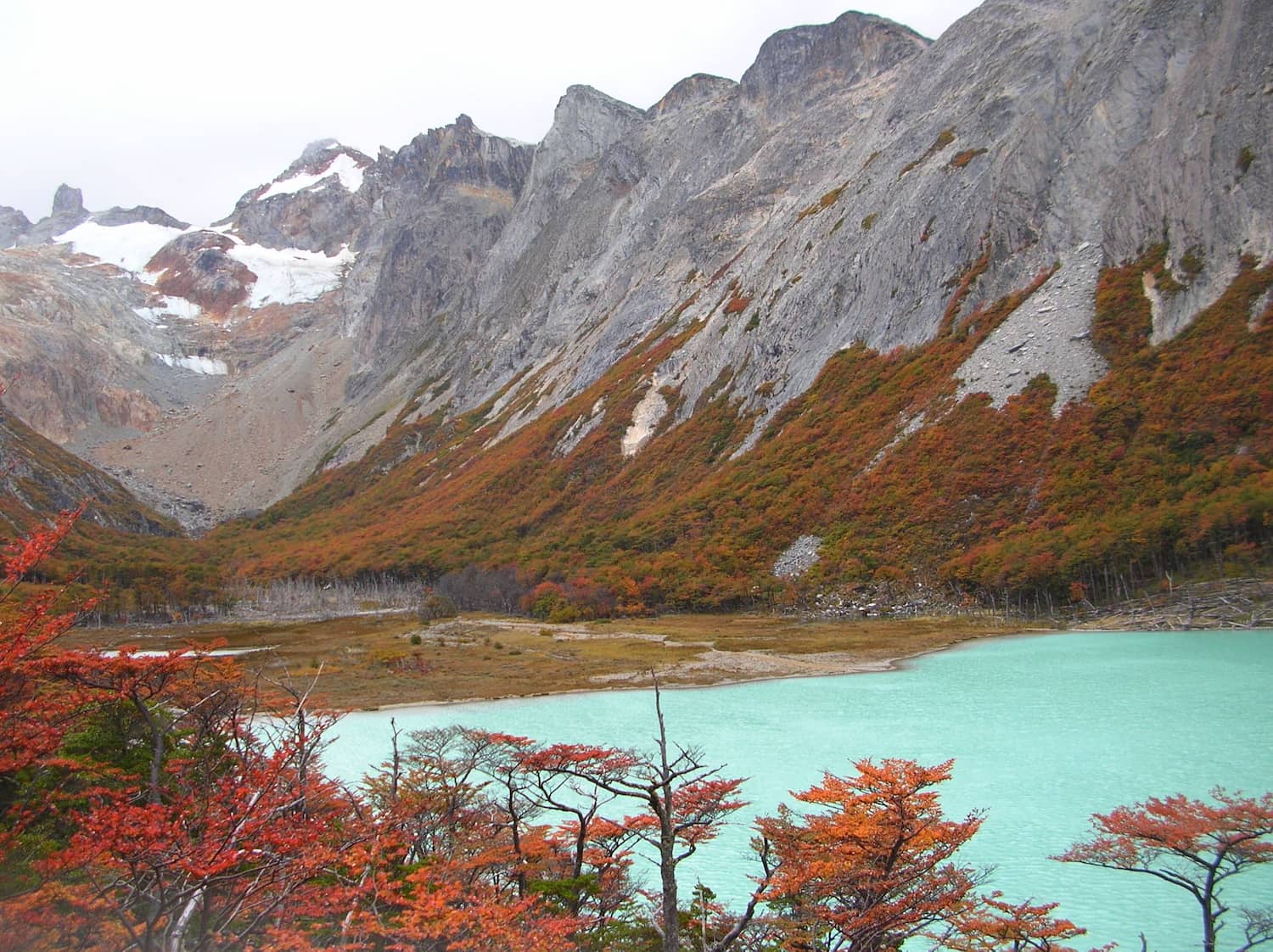 Emeral lake Tierra del Fuego