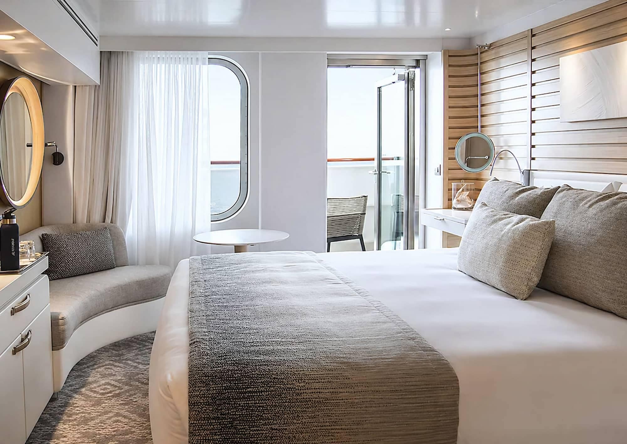 Stateroom onboard Le Bellot expedition ship