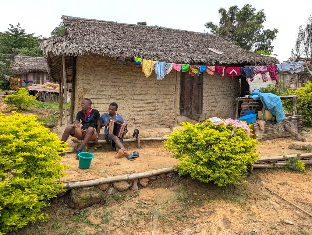 Walking through a village in Madagascar is a journey of discovery.