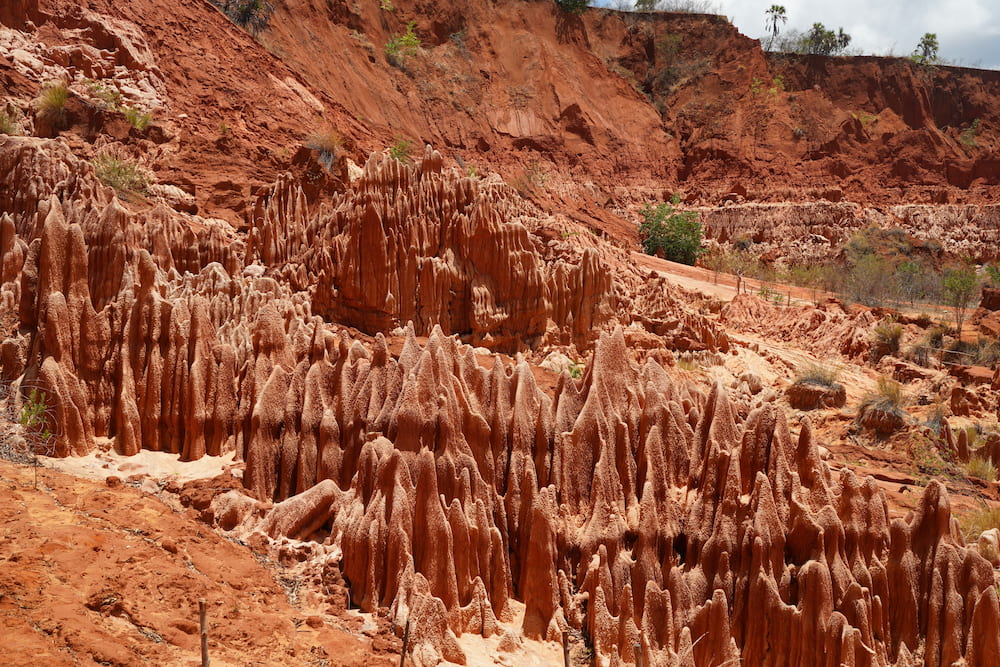 Madagascar’s striking red tsingy