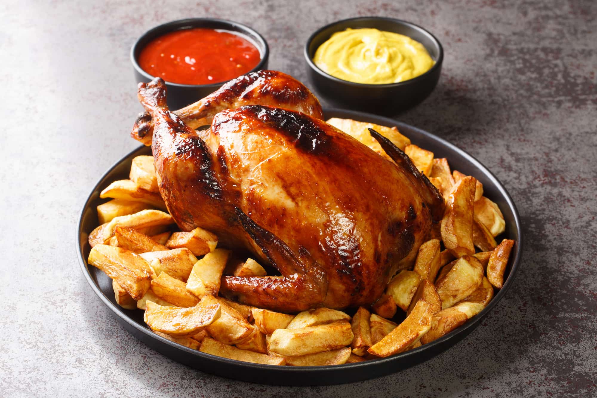 Peruvian pollo a la Brasa