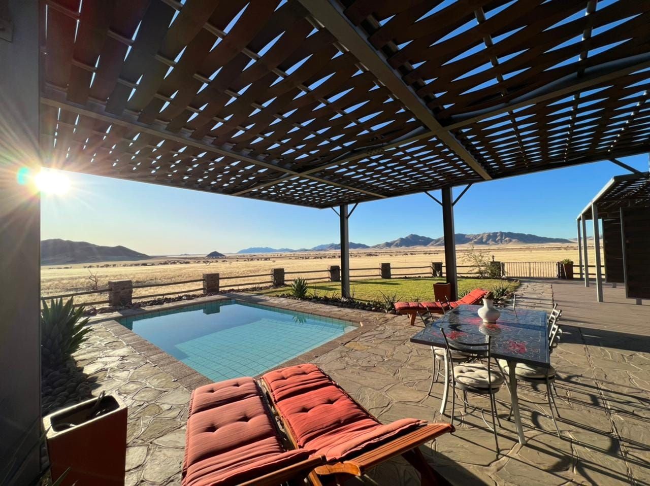 A serene lodge retreat after a day in the wild