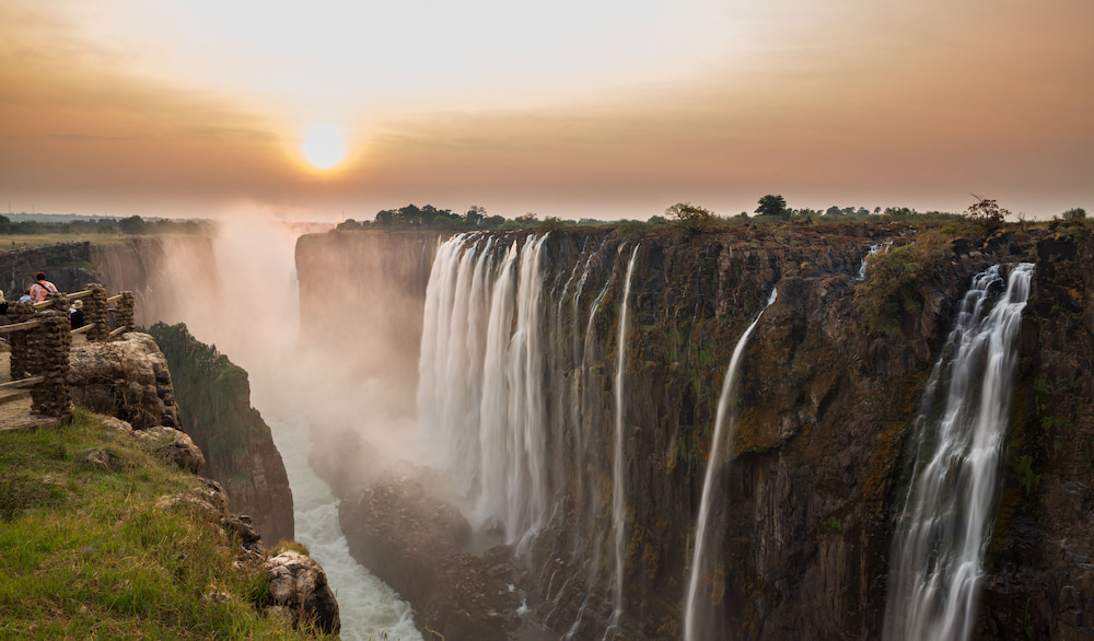 Victoria Falls in Zambia.