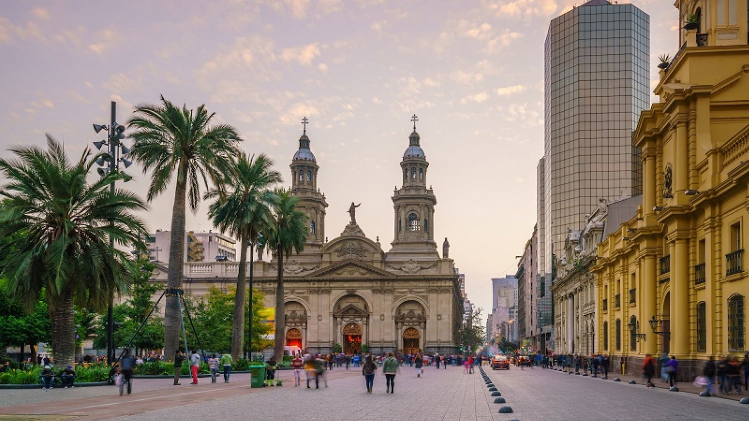 Santiago city centre