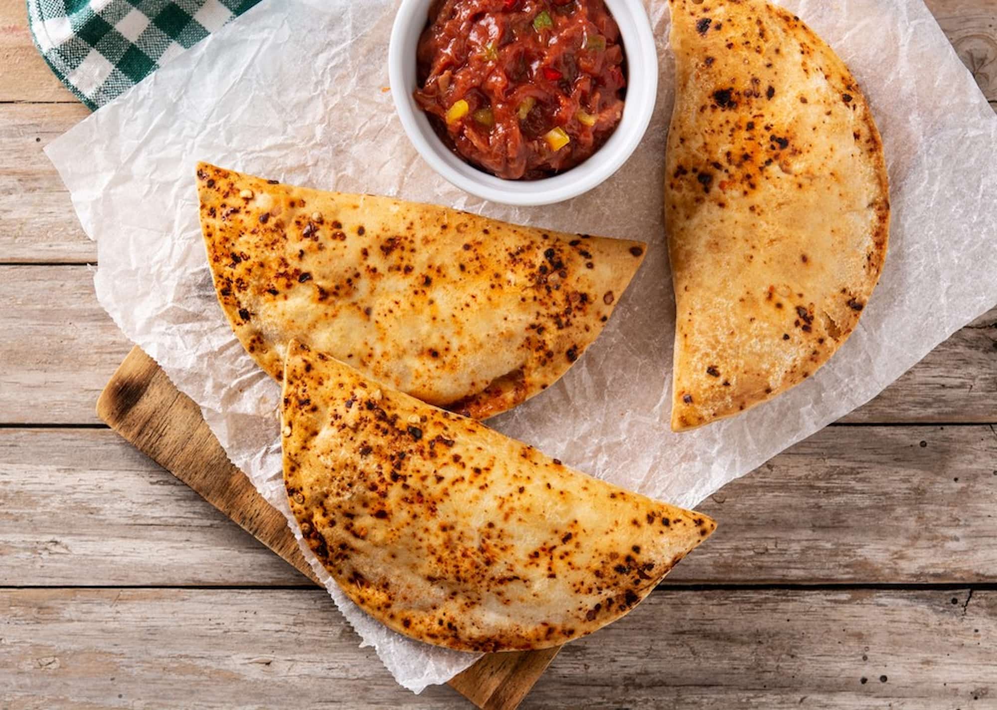A traditional tasty Chilean empanada