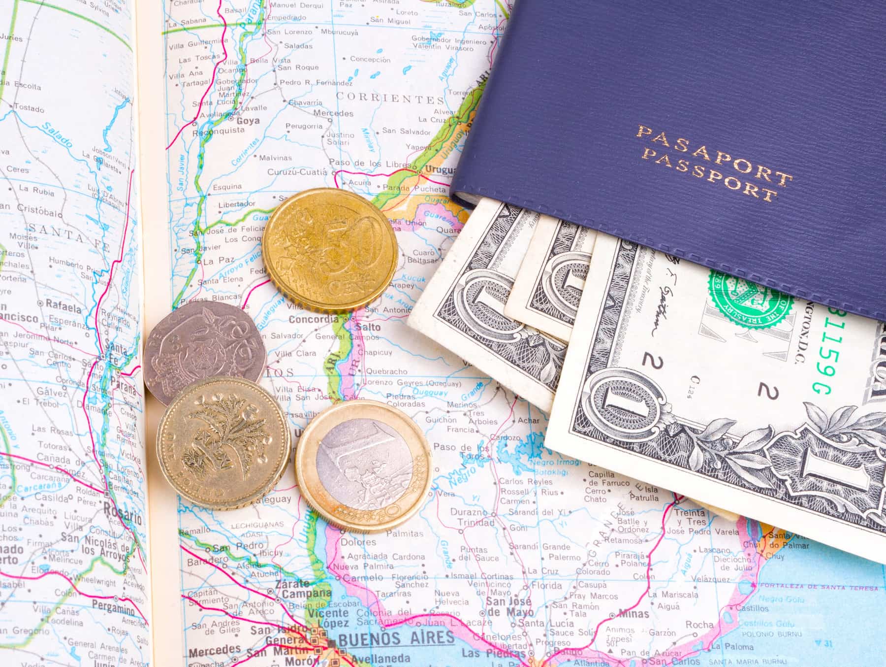 Small bills and coins make tipping quick, easy, and stress-free