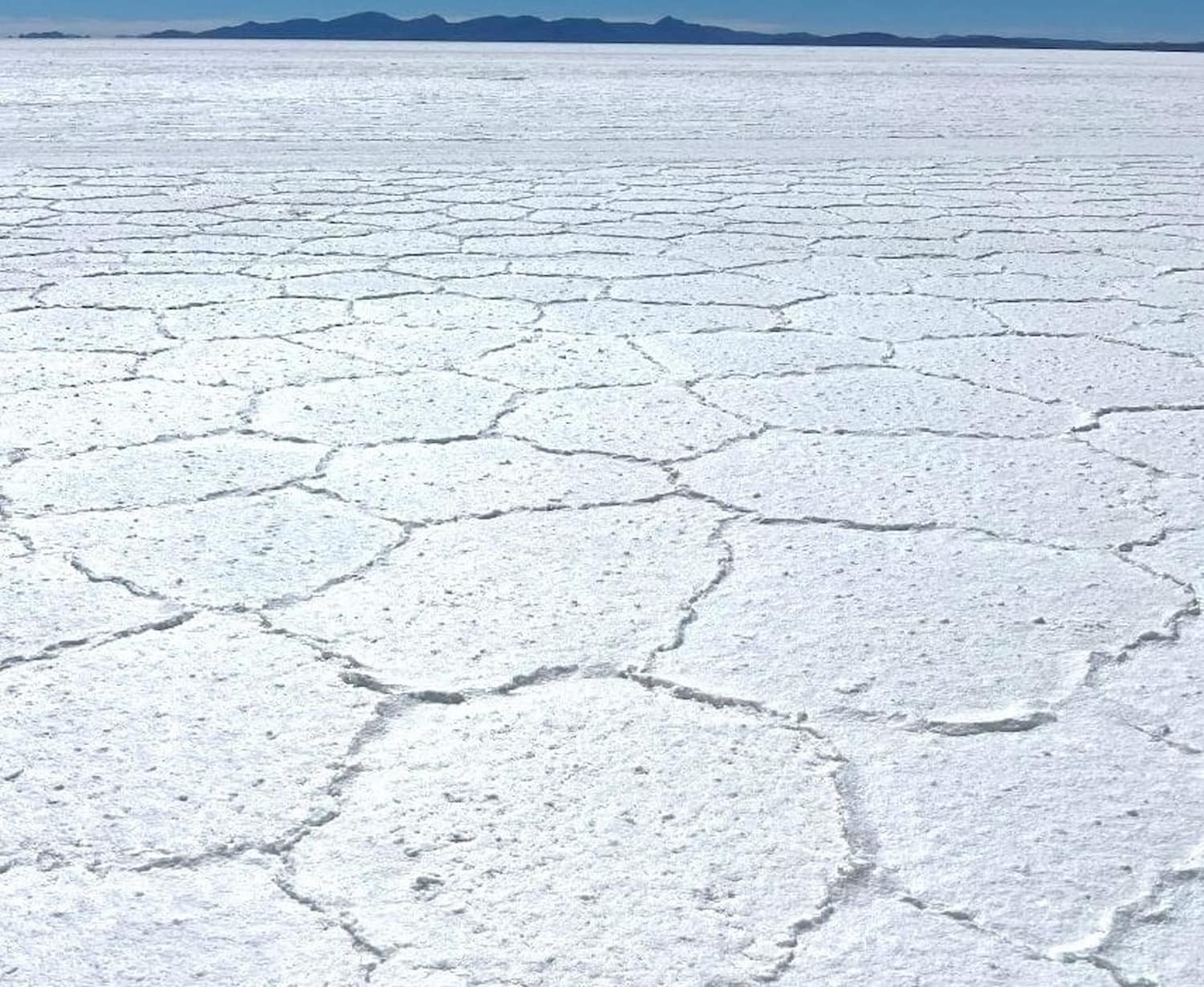The dry season on the Salt Flats. The dry season on the Salt Flats.