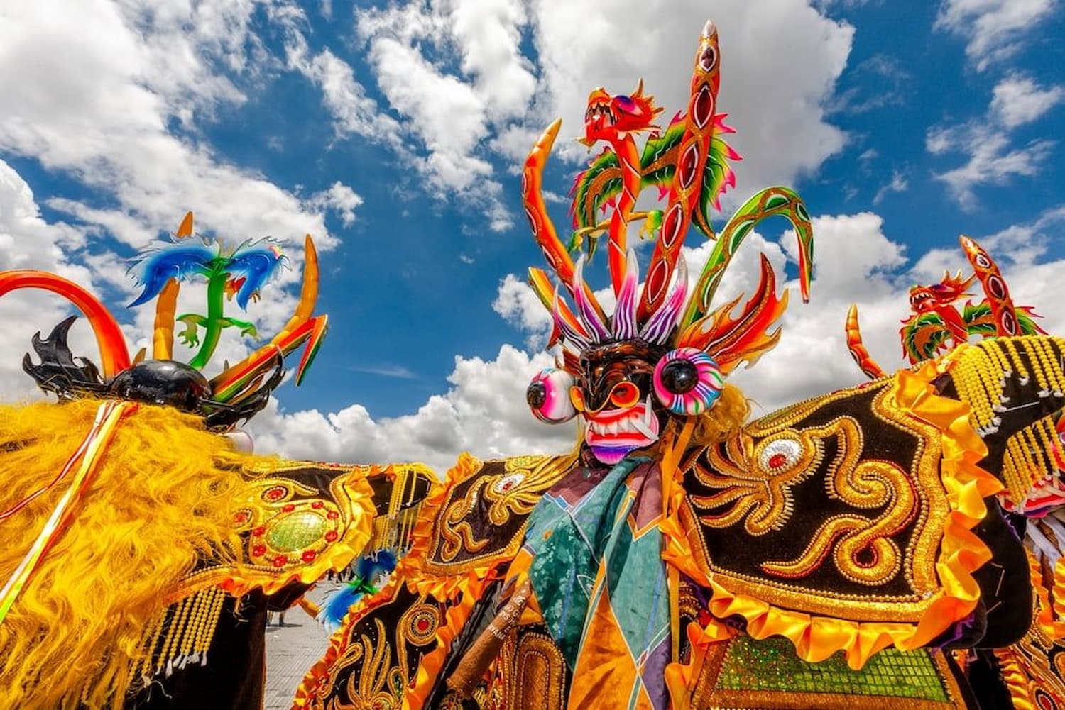 Virgen de la Candelaria held in Puno 