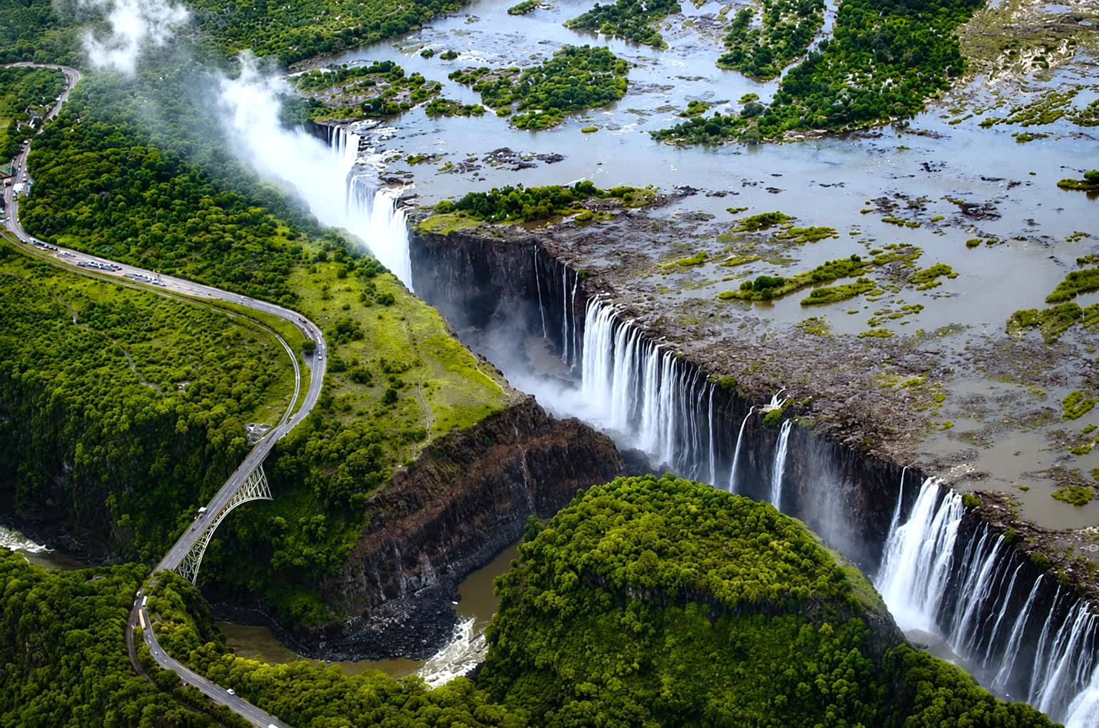 The dramatic Victoria Falls